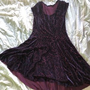 Black Milk velvet sparkle evil cheerleader dress